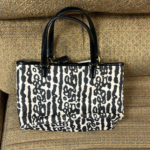 Coach black multi hand tote - Picture 5 of 9